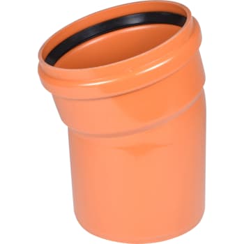 [191295000] Wavin 200 mm 15 gr. LITE PVC-kloakbøjning, SN4