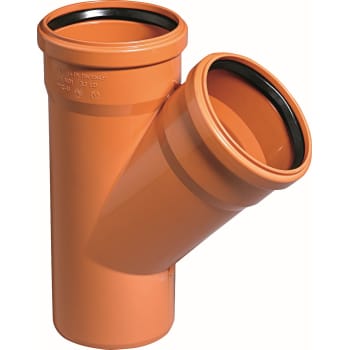 [191560000] Ostendorf 110 x 110 mm 45 gr. PVC-kloakgrenrør