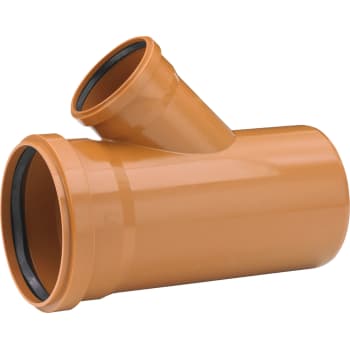 [191566005] Uponor 200 x 110 mm 45 gr. PVC-kloakgrenrør