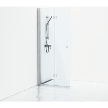 [675640350] Skoga Skærmvæg Folde 97 Alu Mat/Klart glas IntGr