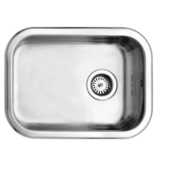 [681196130] Juvel K480 vask 48x34cm med strainer, børstet