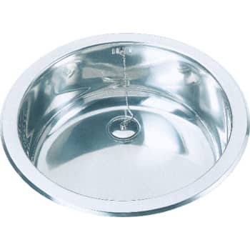 [681231100] Juvel Barents vask BC313 Ø31 cm med prop, børstet
