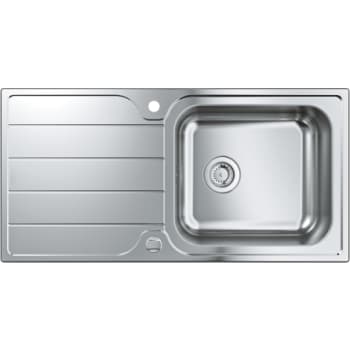 [681880560] GROHE K500 Køkkenvask, rustfrit stål, nedfæld/planlim, 965x500mm