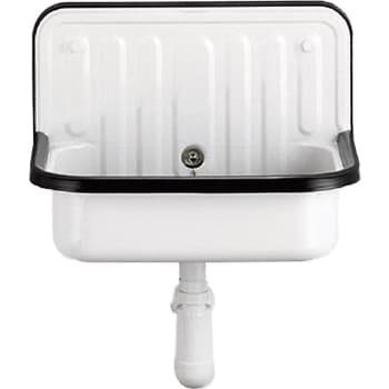 [692892100] Alape AG510Ü udslagsvask 51x33 cm i hvid/sort