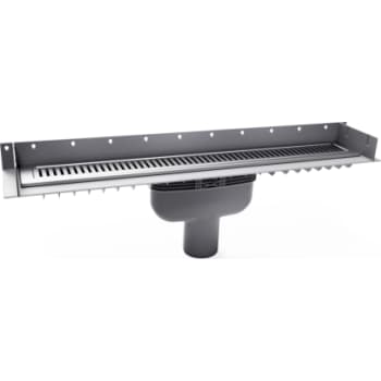 [155806553] Purus Line sampak 800 komplet afløbsrende 75 mm lav lodret
