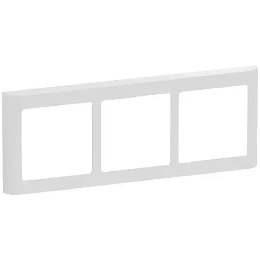 [1017056619] LK Fuga ramme SOFT 63 3x1m vandret - lysegrå