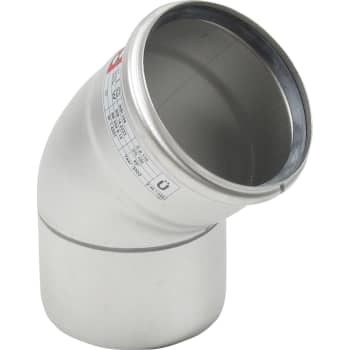 [160205110] Ø 110 mm x 45° Bøjning rustfri AISI304/EN1.4301 BLÜCHER