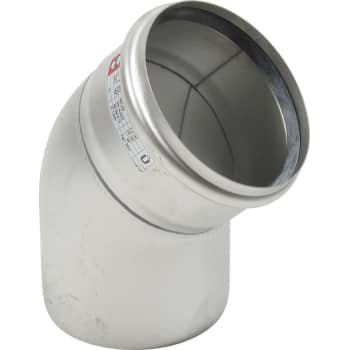 [160205460] Ø 160 mm x 45° Bøjning syrefast AISI316L/EN1.4404 BLÜCHER