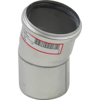 [160209082] Ø 82 mm x 15° Bøjning rustfri AISI304/EN1.4301 BLÜCHER