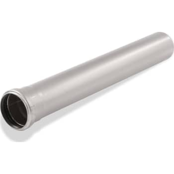 [165003050] ACO 75 x 500 mm rustfrit afløbsrør med muffe, AISI 304