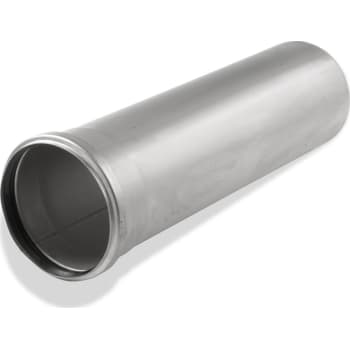 [165005025] ACO 110 x 250 mm rustfrit afløbsrør med muffe, AISI 304