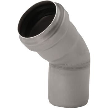 [165015050] ACO 50 mm 45° rustfri afløbsbøjning, AISI 304