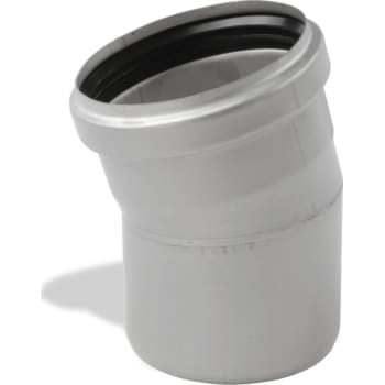 [165019075] ACO 75 mm 15° rustfri afløbsbøjning, AISI 304