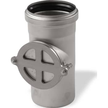 [165050110] 110 mm Renserør rustfri afløb AISI304 ACO