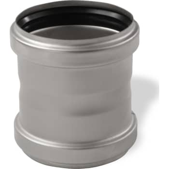 [165056050] ACO 50 mm rustfri afløbsdobbeltmuffe, AISI 304