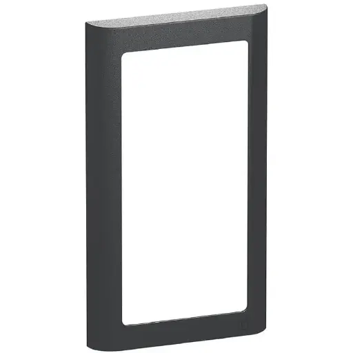 [1017056716] LK Fuga ramme SOFT 63 2m lodret - koksgrå