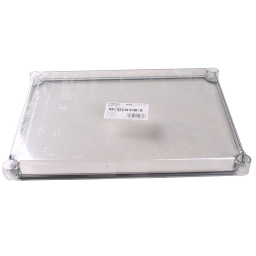 [8212007000] Fibox Klar Låg - 190x190x30 - 4 skruehuller