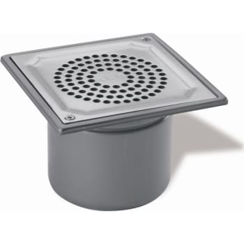 [152900146] ACO 110 mm afløbsskål til beton, uden studs, lodret, lav