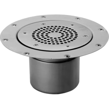 [152920146] ACO 110 mm afløbsskål til vinyl, uden studs, lodret, kort