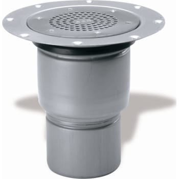 [152921146] ACO 110 mm afløbsskål til vinyl, uden studs, lodret, lang