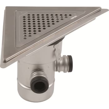 [153305216] BLÜCHER 110 mm hjørneafløb til smøremembran, med studs, lodret
