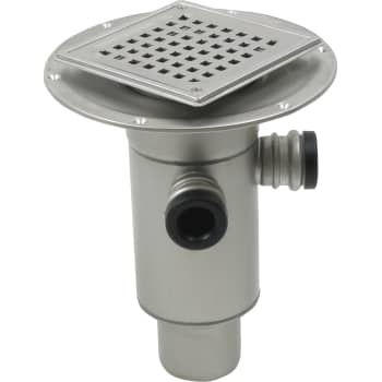 [153584313] BLÜCHER 75 mm afløbsskål til smøremembran, med studs, lodret