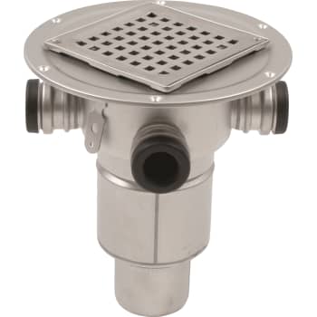 [153585313] BLÜCHER 75 mm afløbsskål til smøremembran, med studs, lodret
