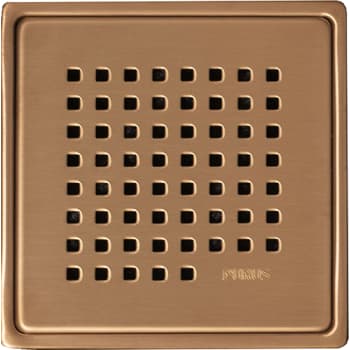 [153872842] PURUS PVD behandlet kobber rustfri rist og ramme CHESS 150x150mm