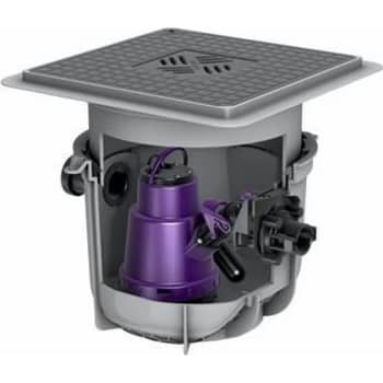 [154046051] Kessel Minilift 40 mm til installation i gulv, gråt spildevand