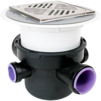 [154072047] Drehfix 110/75/50 mm vandret k.afl. m/lukke/membranflange t/gråt