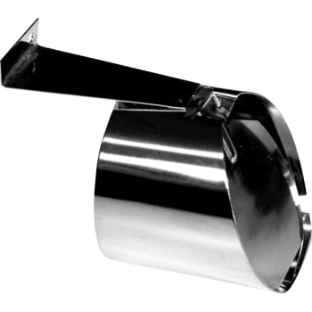 [154365110] HF 110 mm rustfri rottespærre til PVC-rør, afløb