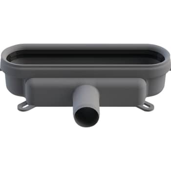 [155017010] Unidrain 32 mm rendeudløb uden vandlås og studs, vandret