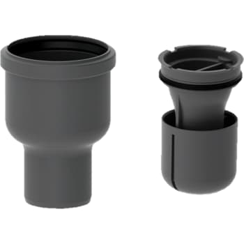 [155032313] Unidrain 75 mm hjørneudløb med vandlås, uden studs, lodret