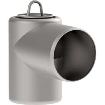 [155059113] BLÜCHER 75 mm rendeudløb med vandlås, uden studs, vandret