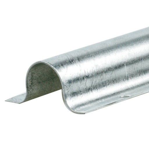 [8230301801] Dækskinne 80mm galvaniseret stål - 1 meter
