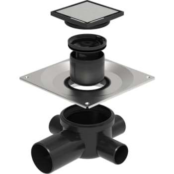 [155100813] UNIDRAIN Sampak1 HighLine Custom kvadratisk afløb Custom 10x10mm