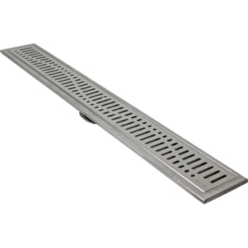 [155243007] ACO 685 mm rendeafløbsarmatur med Wave rist, fritliggende