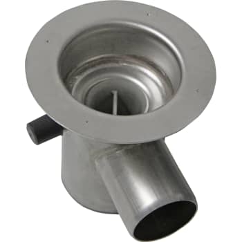 [155259112] ACO 50 mm rendeudløb med vandlås og studs, vandret