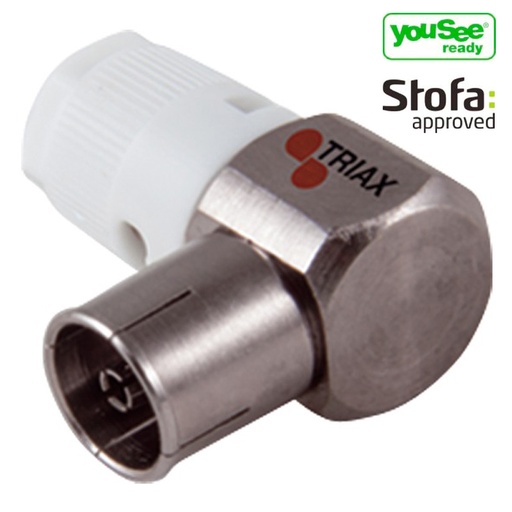 [8287180318] Coax stik hun, metal vinkel, HF-tæt