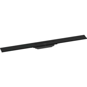 [155481699] Hansgrohe RainDrain Flex afløbsrende 900mm kappesæt vægmont/kan afkortes, mat sort