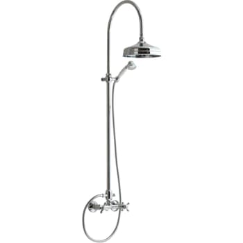 [725774804] Lavabo Retro komplet 2-grebs brusesæt krom