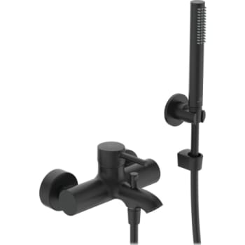 [727117821] Ideal Standard Ceraline Kar/Brusearmatur m/håndbrusæt, Sort