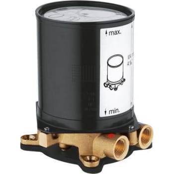 [727552004] Indbygningssæt til gulvmonteret kartud og blandingsbatteri ½"