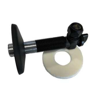 [728428133] QuickBox® vinkelventil 1/2"x12 mm med afspærring, sortlakeret