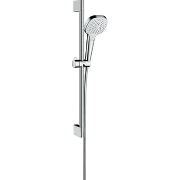 [737713440] Hansgrohe Croma Select E brusesæt Vario 65 cm, krom/hvid