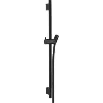 [737745201] Hansgrohe Unica S Puro bruserstang med bruserslange, mat sort