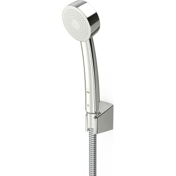 [737758204] Apollo sæt, Ø 70 mm bruser, holder og 1500 mm slange. Forkromet.