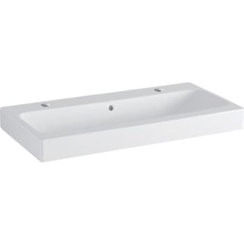 [622965200] GEBERIT ICON håndvask 900x485x160mm 2hh m/overl porcelæn hvid