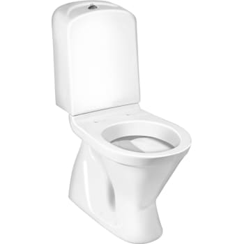 [604023200] GBG 3500 Nordic3 gulv-WC med cisterne og skjult S-lås 3/6L