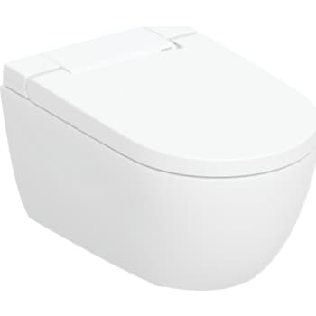 [606538130] GEBERIT AQUACLEAN Alba væghængt douchetoilet inkl. sæde